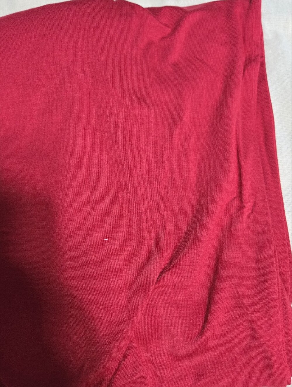 Storyteller Size L 2-pc L/Sleeve Red Pajama Set, White Piping, Quote Tote Bag - Picture 11 of 11
